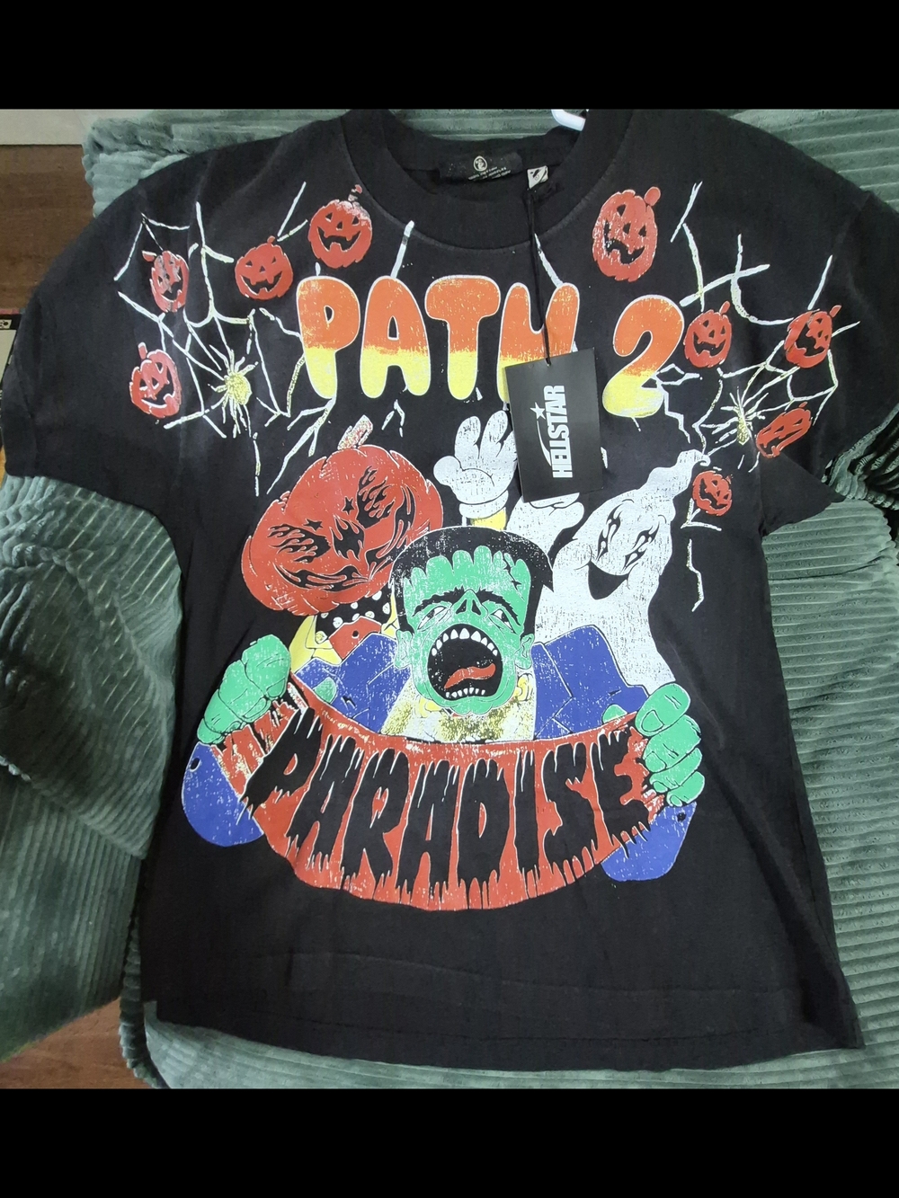 Hellstar Black 'Path 2 Paradise' Halloween Tee